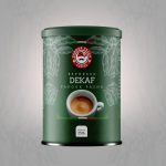 FAROUK PASHA ESPRESSO DEKAF GROUND 250 gm - TIN