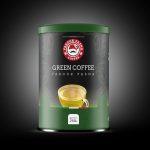 Farouk Pasha Green Coffee Crushed 250 gm -  TIN