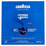 Lavazza Crema e Gusto Classico Compatible with Nespresso Original 80 Capsules 456 gm